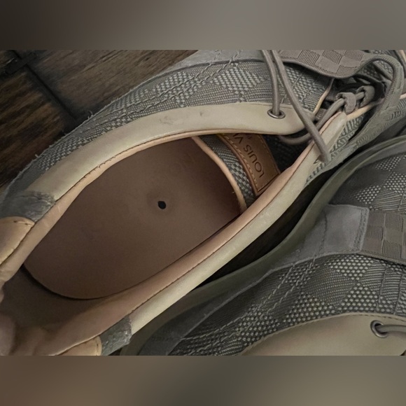 Men’s size 13 LV sneakers (worn) - Picture 3 of 5